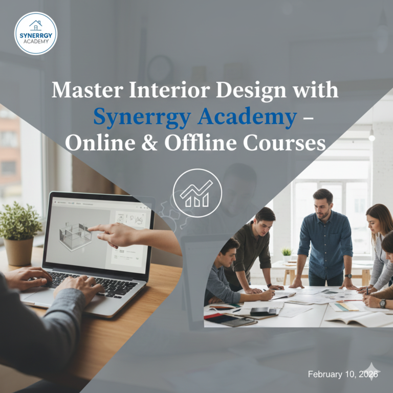 Master Interior Design with Synerrgy Academy – Online & Offline Courses