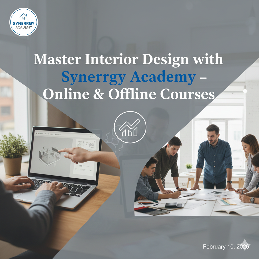 Master Interior Design with Synerrgy Academy – Online & Offline Courses